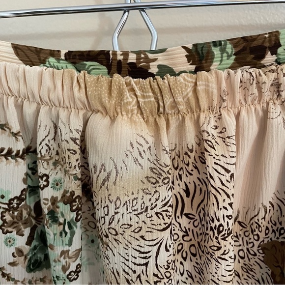 Carroll Reed Floral Button Down Maxi Skirt, Size M, Made in Canada - Picture 4 of 7